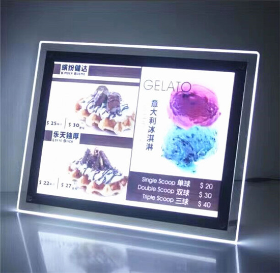 水晶灯箱