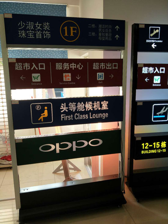 导向指示牌